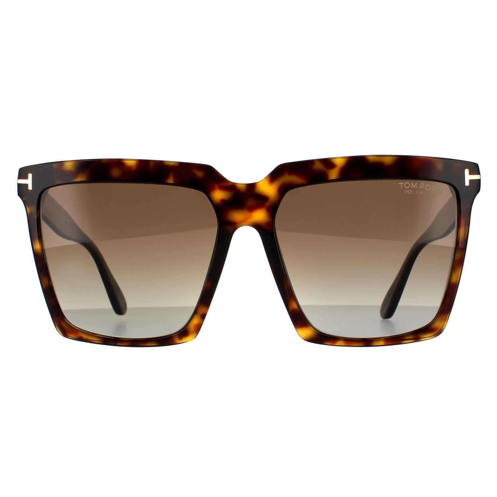 Tom Ford Tom Ford Sunglasses Sabrina 02 FT0764 52H Dark Havana Brown - Size One Size