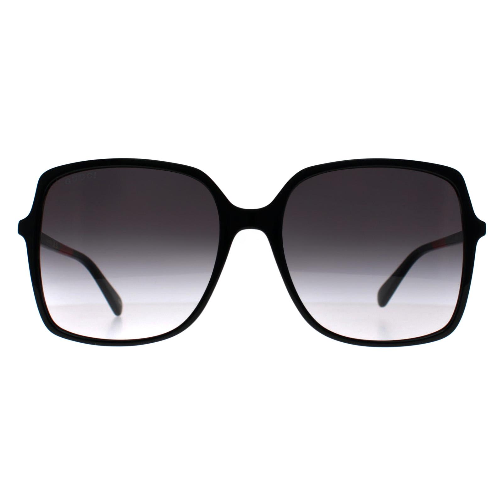 Gucci Women's   Black Sunglasses Gg0544s 007 Grey Gradient , BrandAlley