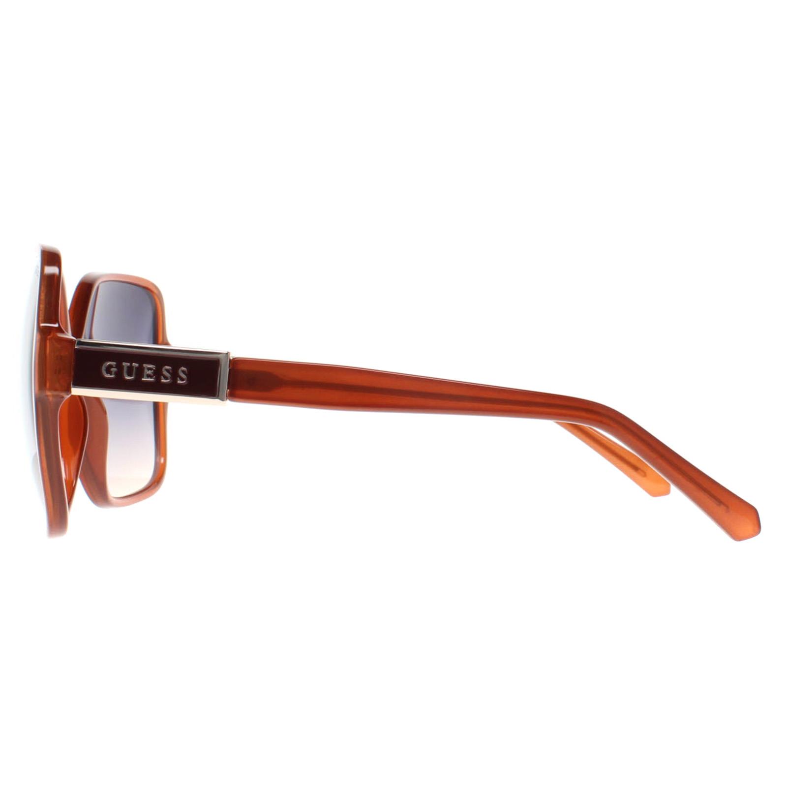 Guess Women's  Sunglasses GF00017 47W Light Brown Blue Gradient , BrandAlley