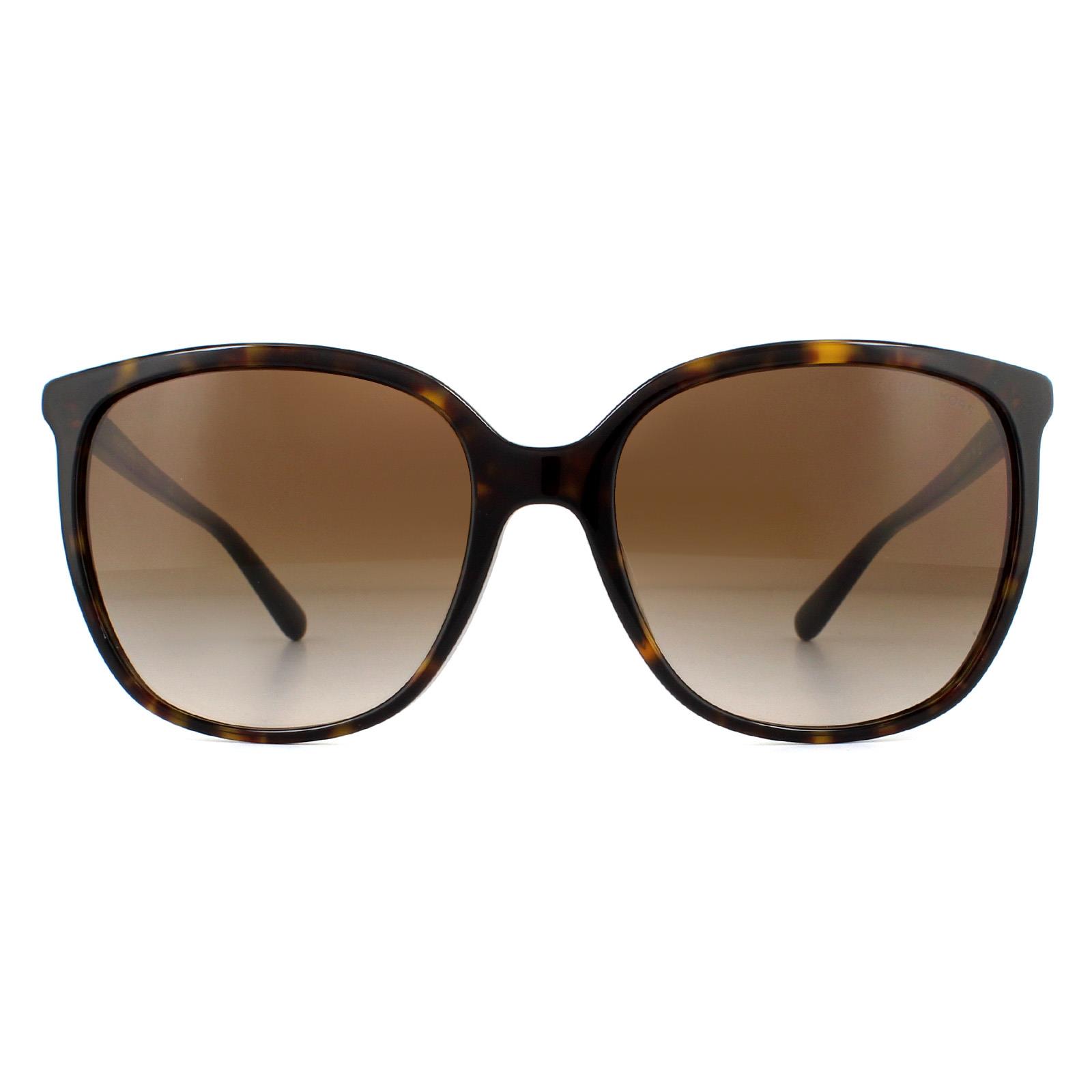 Michael Kors Michael Kors Sunglasses Anaheim MK2137U 300613 Dark Tortoise Brown Gradient - Size One Size