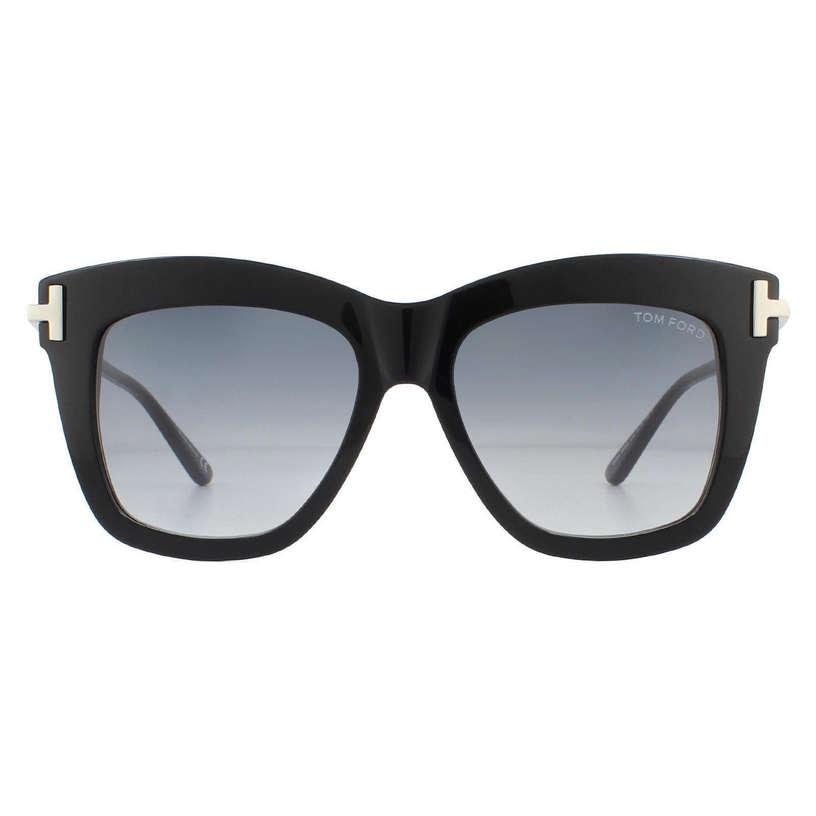 Tom Ford Women's  Sunglasses Dasha FT0822 01B Shiny Black Smoke Gradient , BrandAlley
