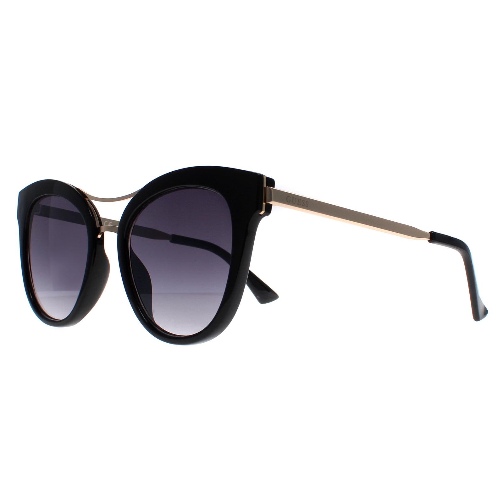 Guess Sunglasses GF0304 01C Black Grey Gradient