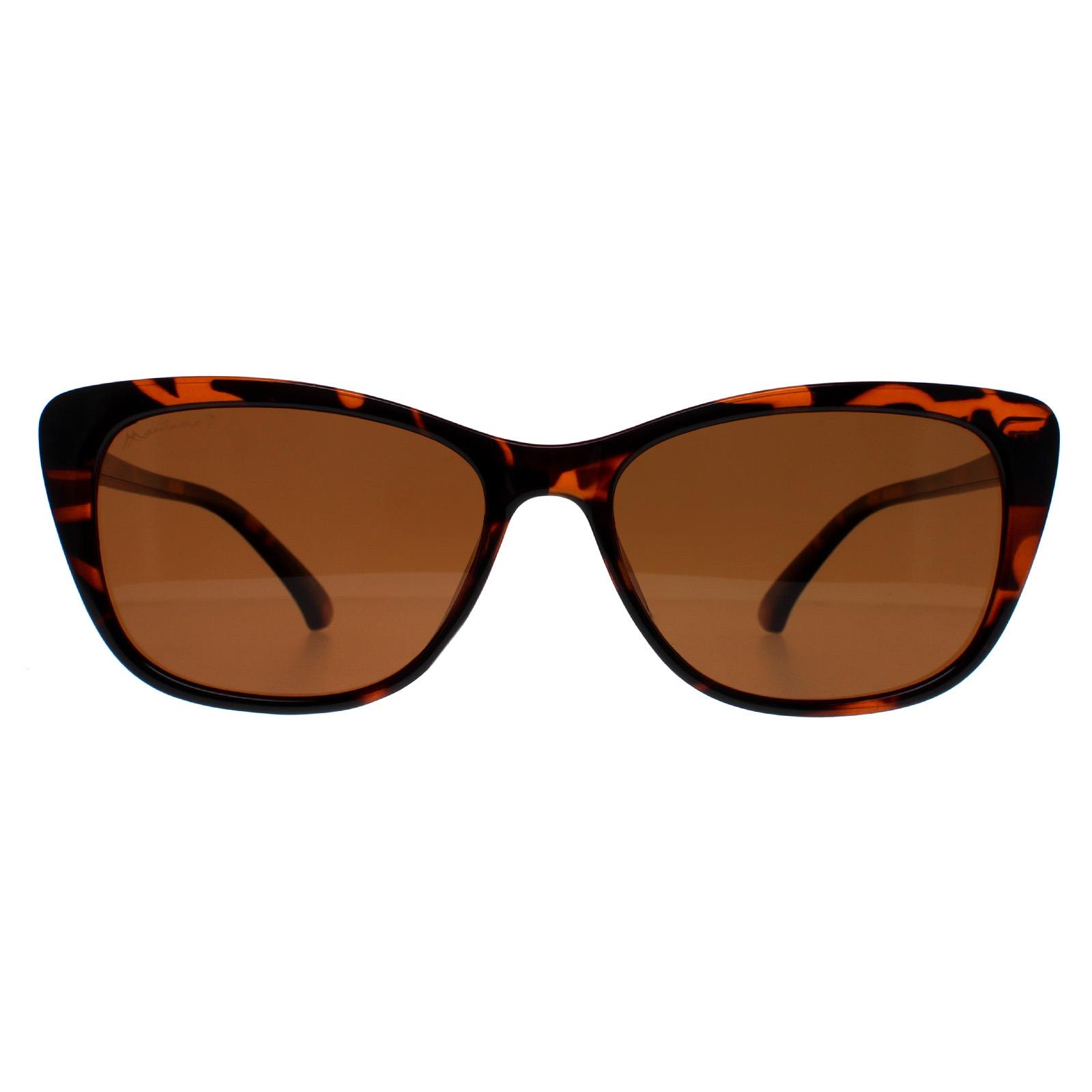 Montana Women's   Brown Sunglasses Mp42 B Tortoise Polarized , BrandAlley