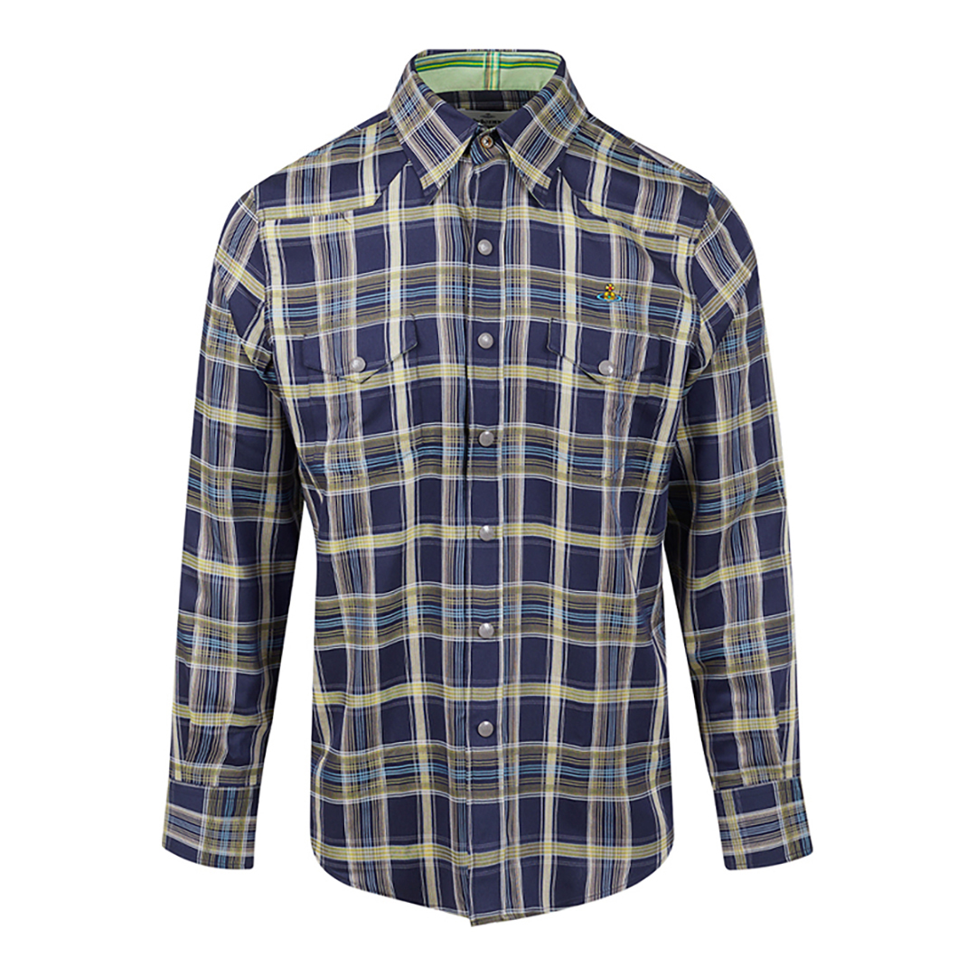 Blue Sid Check Shirt Blue Sid Check Shirt