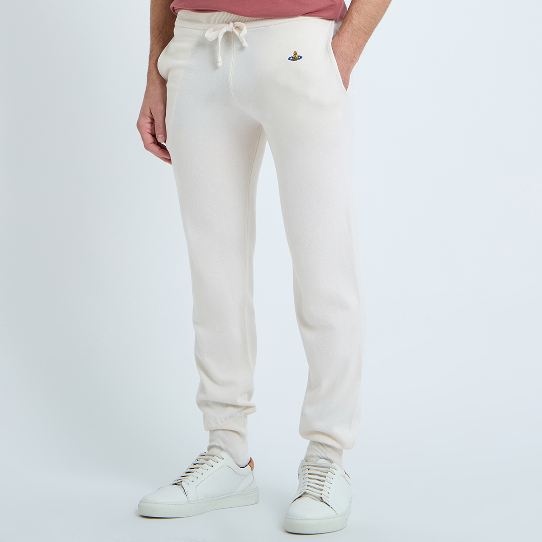 Vivienne Westwood Men's  Cream  Cuffed Joggers in Size M, BrandAlley