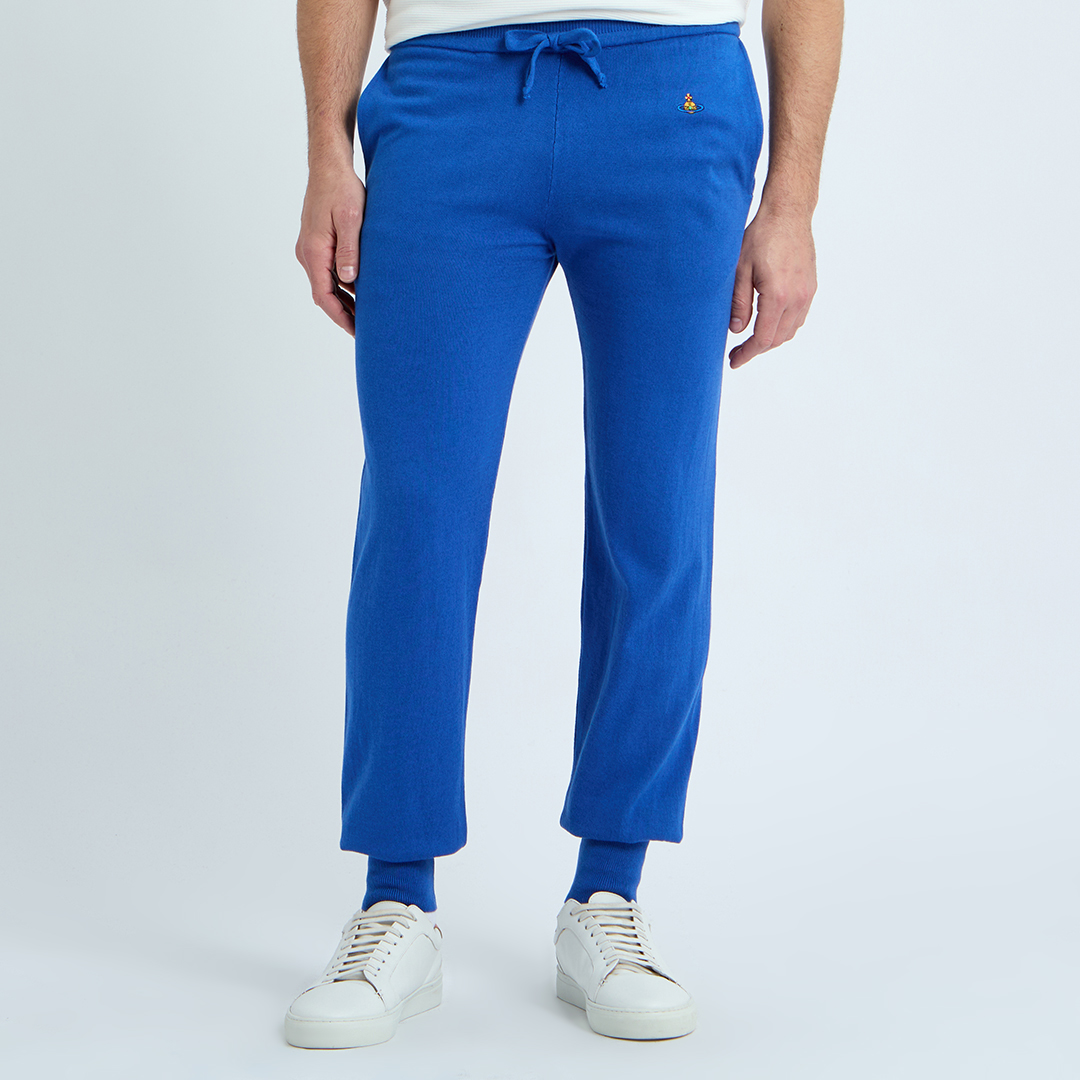 Blue Unisex Wool Blend Joggers Blue Unisex Wool Blend Joggers