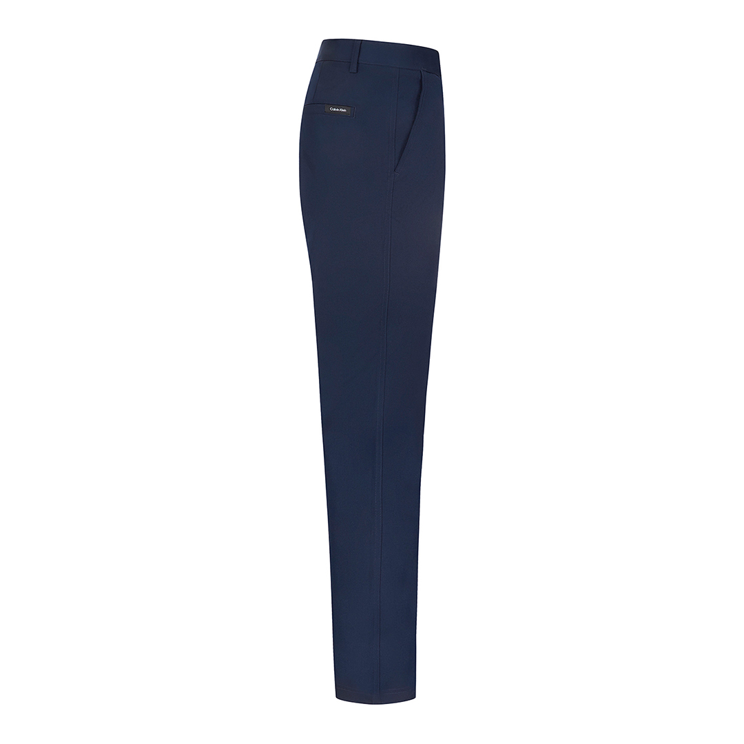 Calvin Klein Golf Men's   Navy Tapered Fit Tech Stretch Trousers in Size 38R, BrandAlley