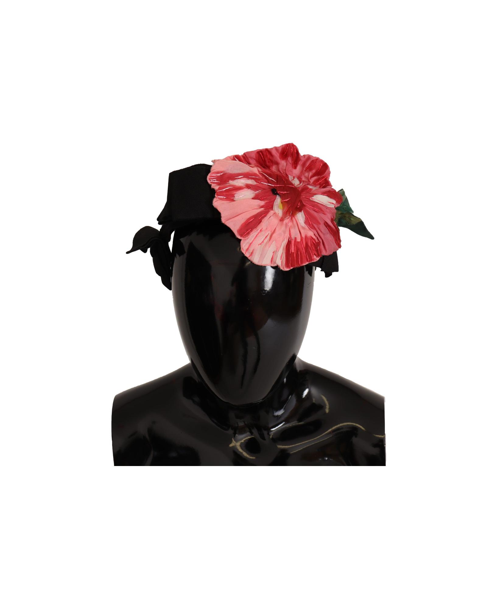Dolce & Gabbana Hibiscus Headband Floral Hair Accessory Wo - Multicolor Hair