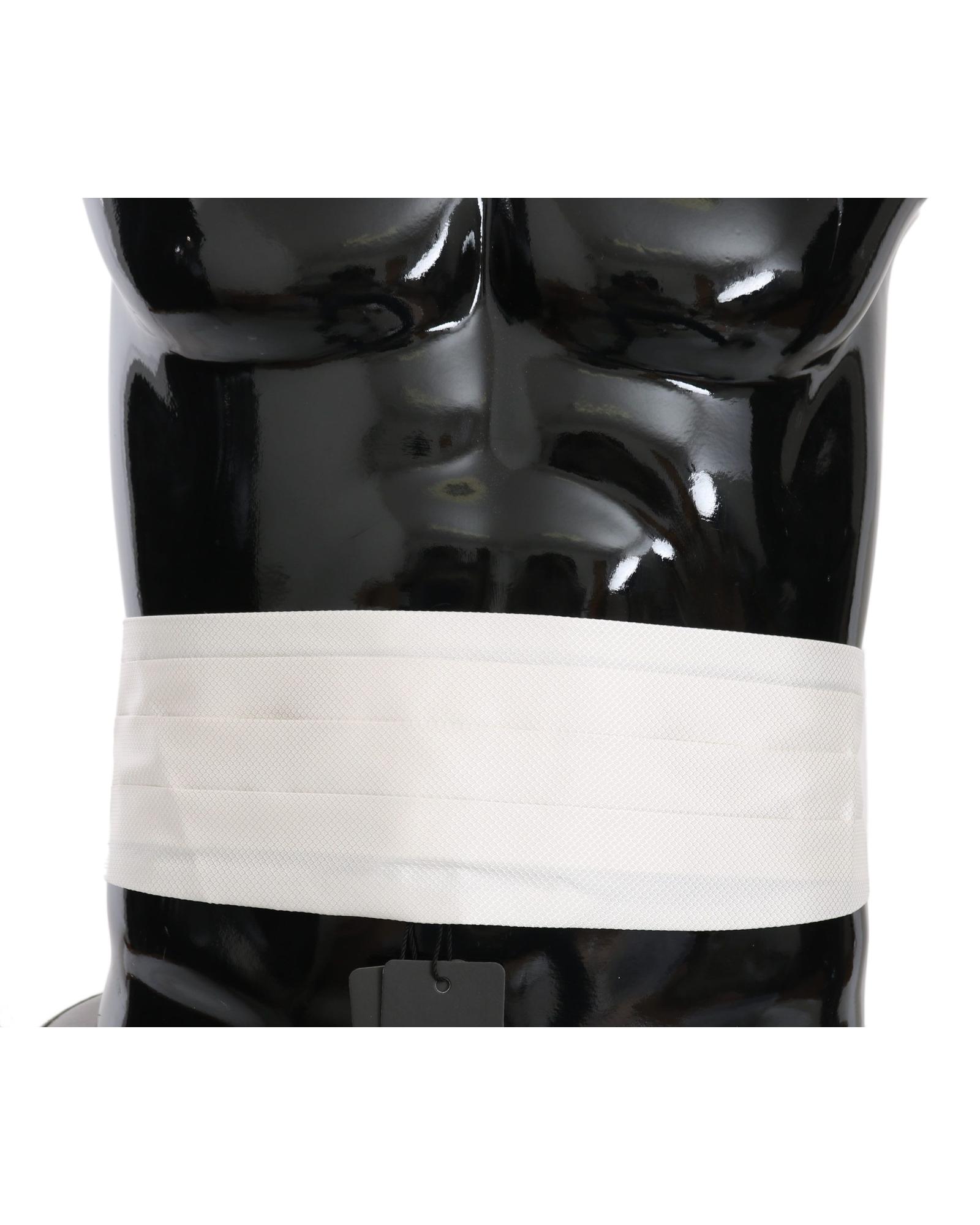 Dolce Gabbana Cummerbund- White Belts Dolce Gabbana Cummerbund- White Belts