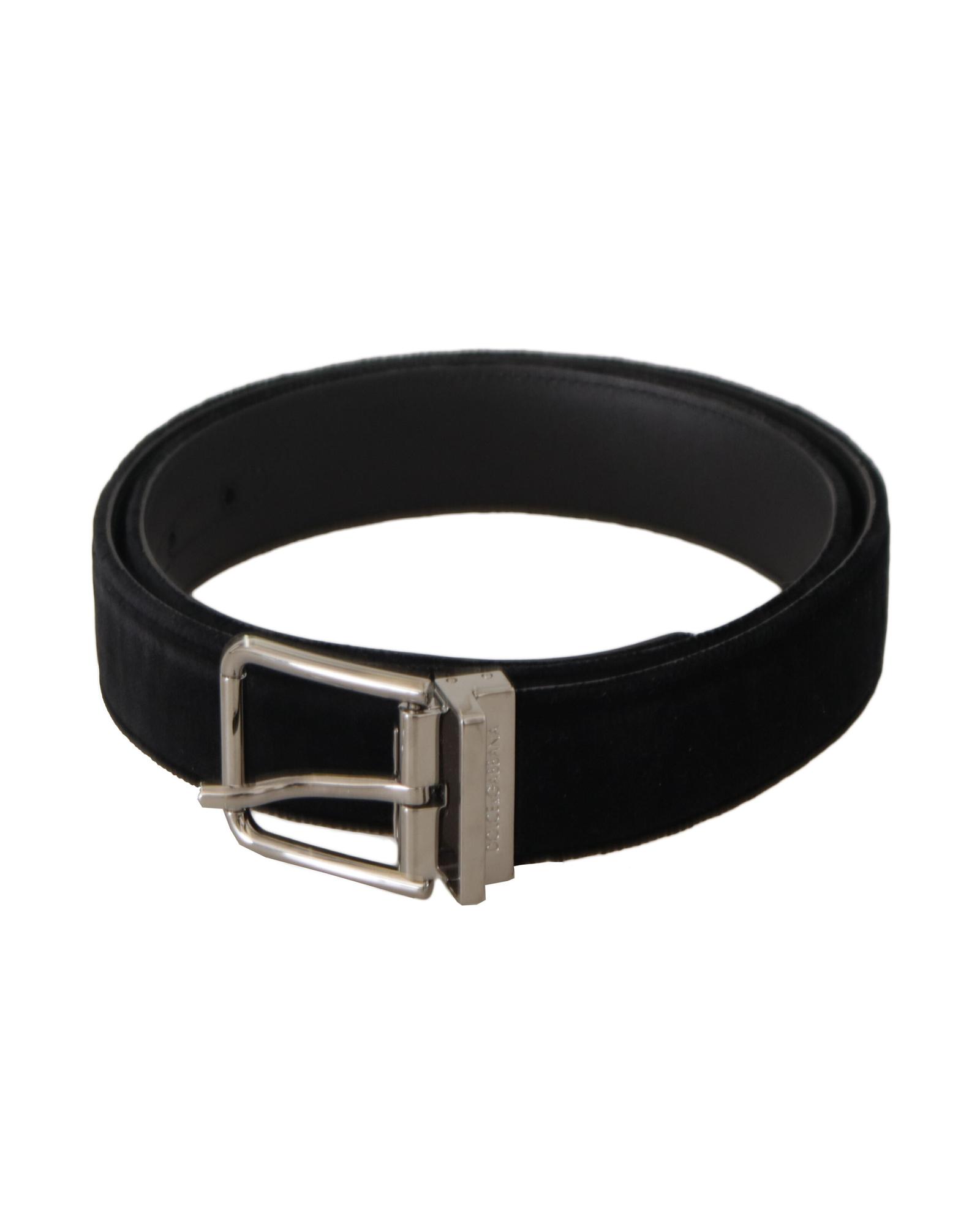 Velvet Belt Black Style Men