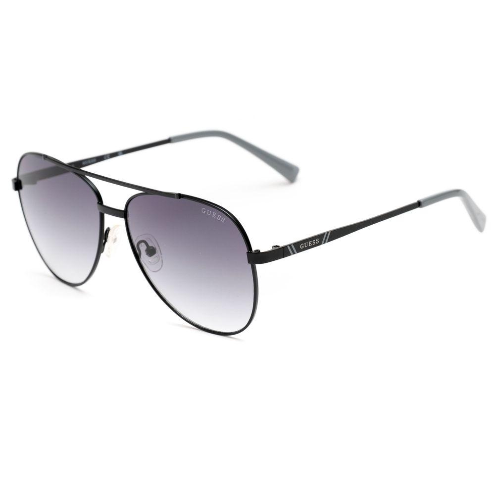 Guess Men's   Black Aviator Sunglasses Gradient Lenses in Size 2, BrandAlley