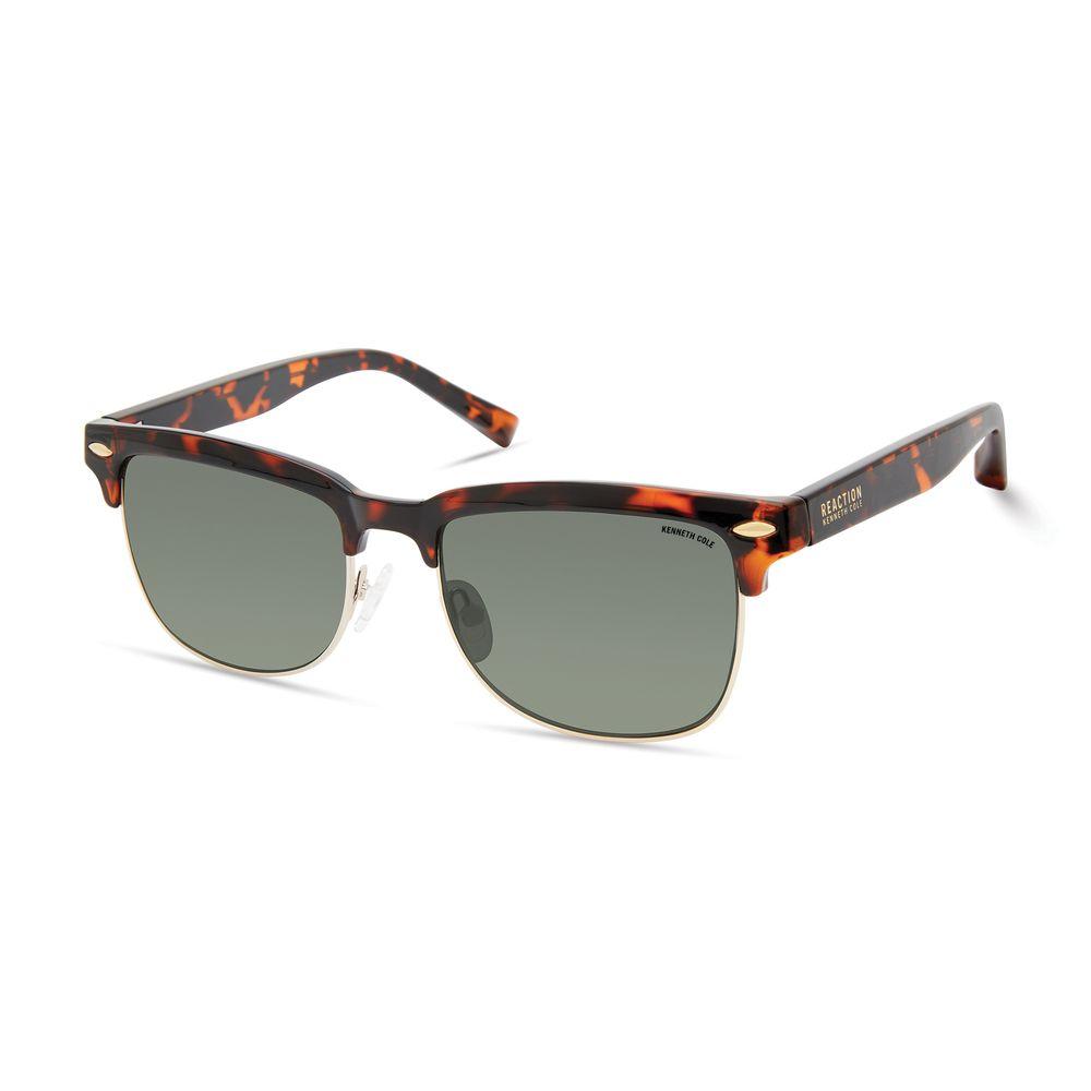 Acetate Sunglasses with Green Lenses- Brown Acetate Sunglasses with Green Lenses- Brown