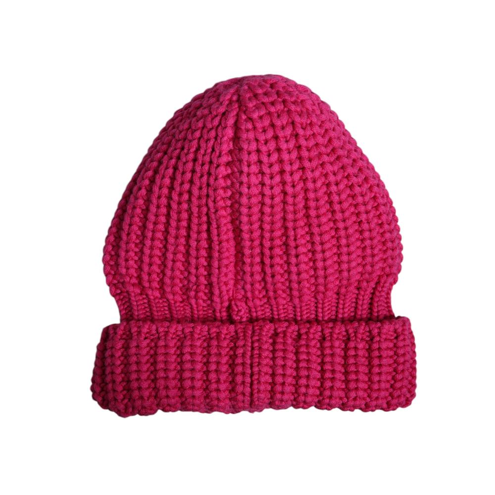 Knitted Beanie Hat- Pink Hats Knitted Beanie Hat- Pink Hats