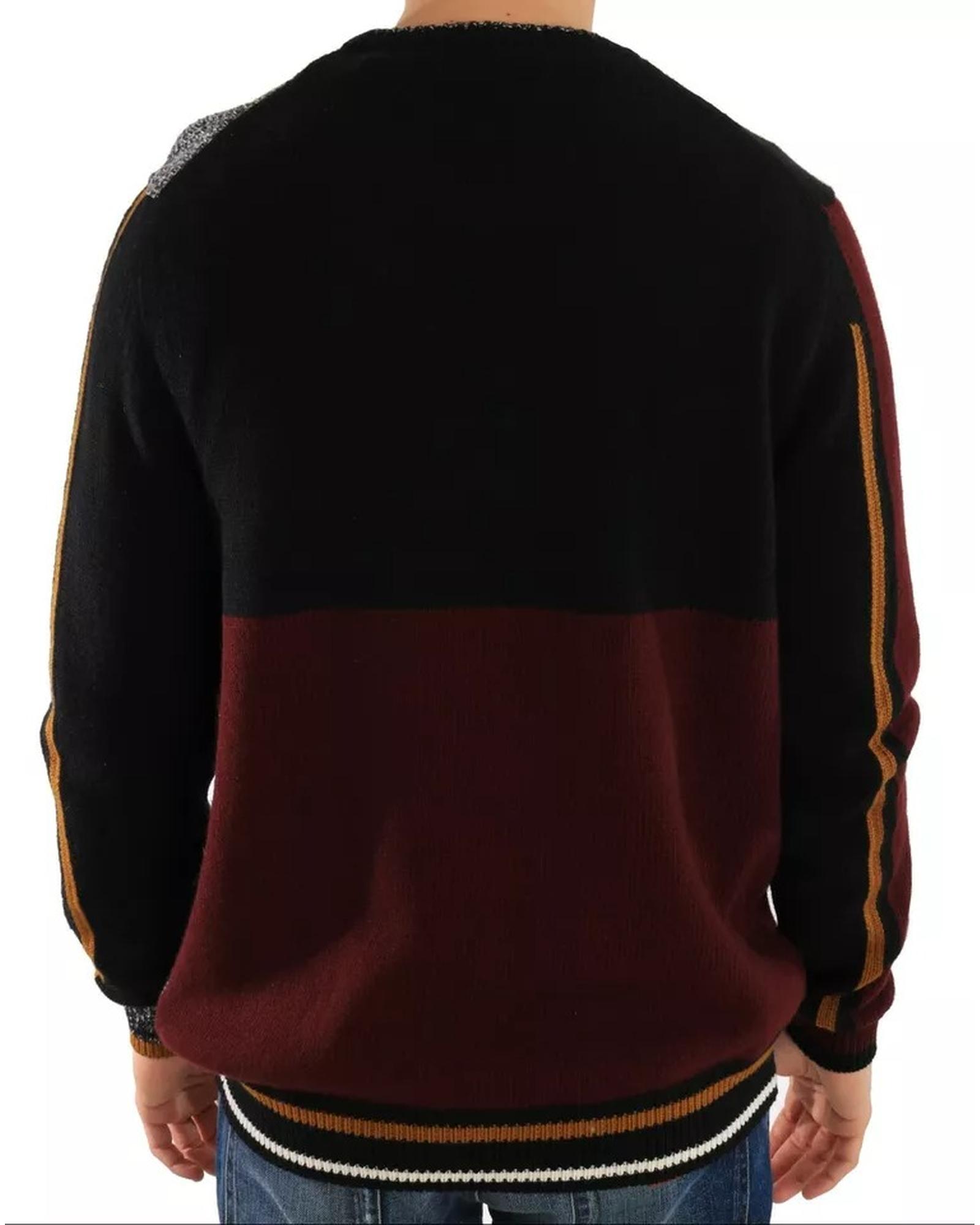 Dolce & Gabbana Royal Crest Knit Sweater  - Multicolor - Size 48