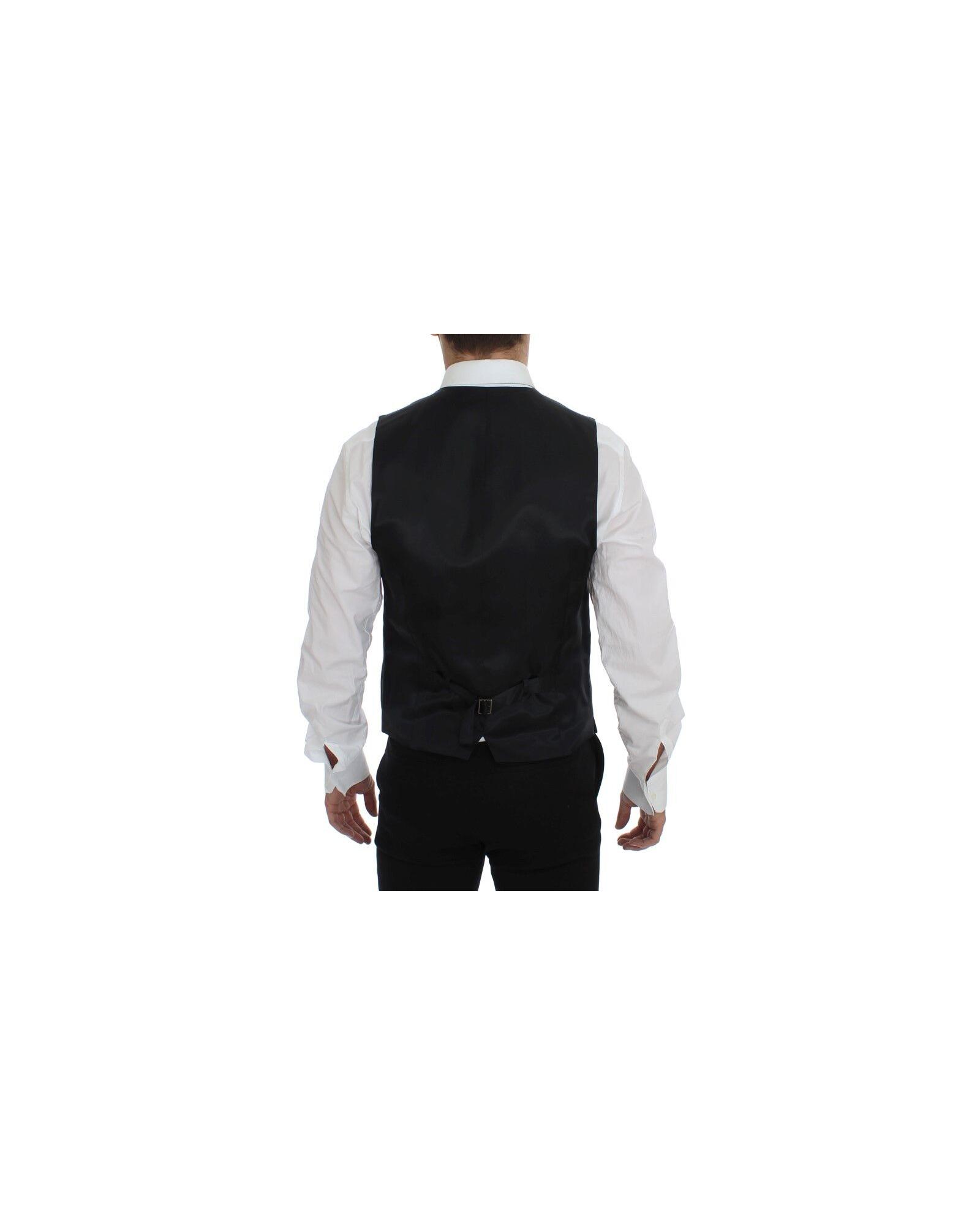 Dolce & Gabbana Pinstripe Vest GSS12015  - Gray - Size 48