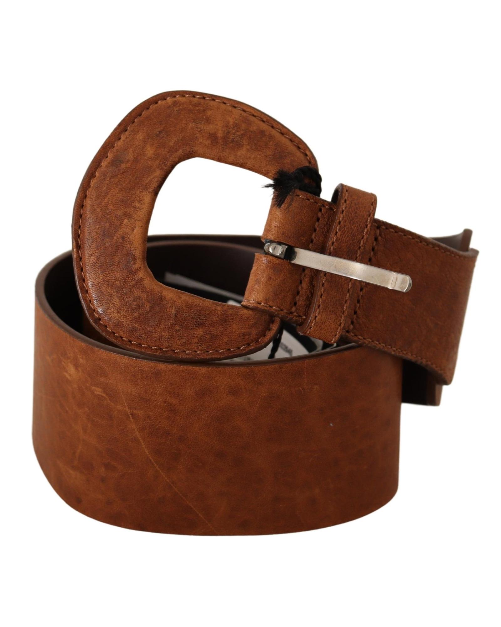 Costume National Leather Belt - Brown Costume National Leather Belt - Brown