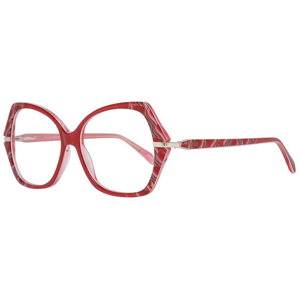 Geometric Eyeglasses Marble Pattern Wo Frames - Emilio Pucci - Modalova