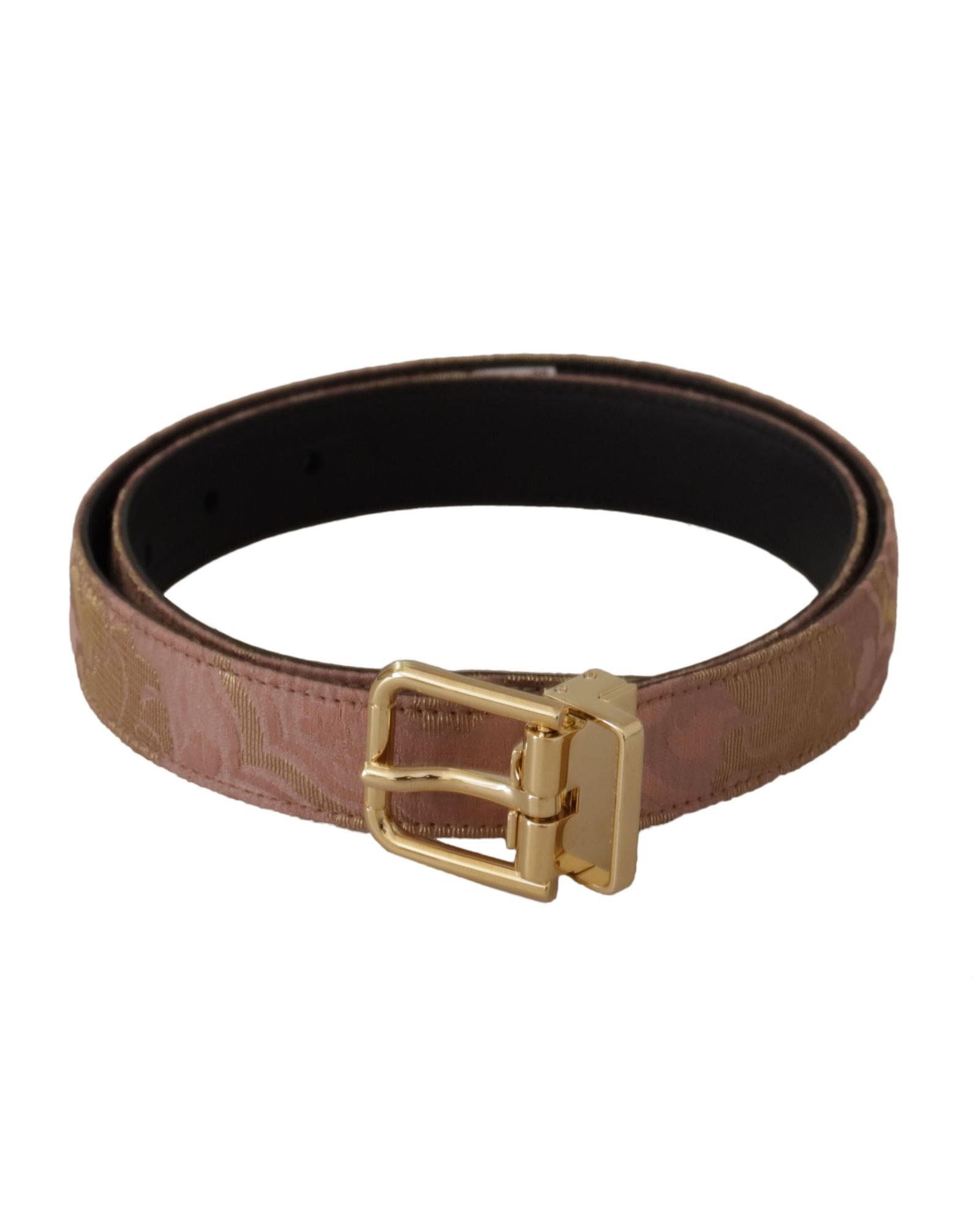 Dolce & Gabbana Belt Gold Buckle Wo - Pink Belts