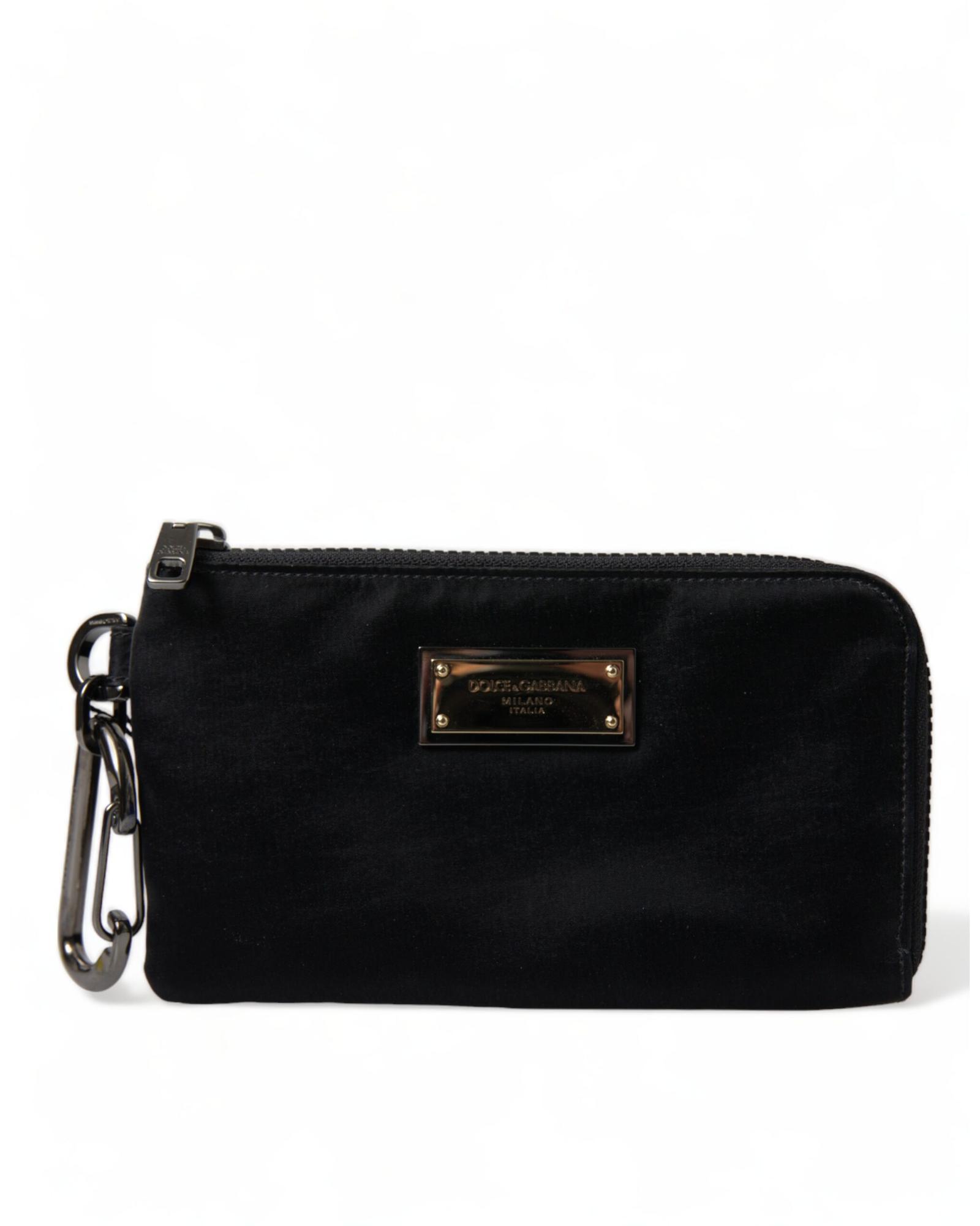 Zip Clutch Bag – Black