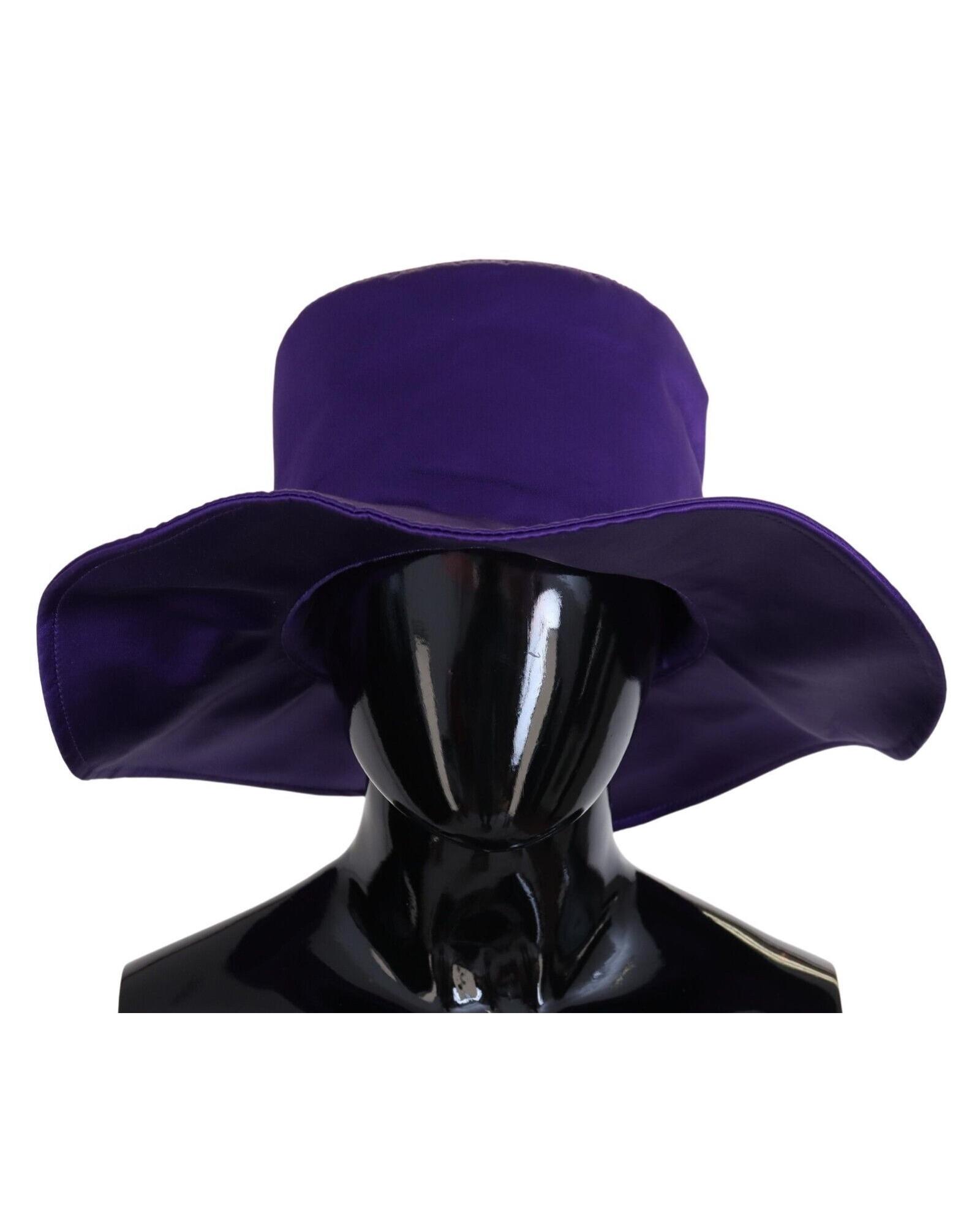 Stunning Purple Satin Wide Brim Hat HAT9409 Review: Elevate Your Style!