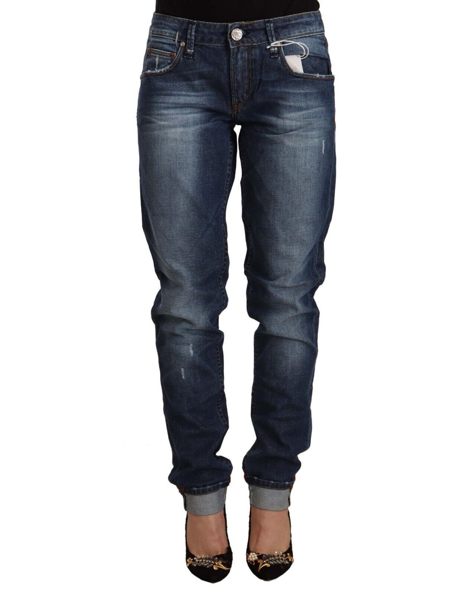 Acht Boyfriend Jeans Relaxed Fit PAN71236 Wo - Blue Jeans - Size 27