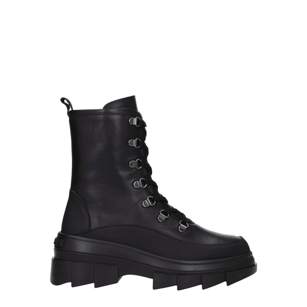 Leather Ankle Boots with Vintage Effect and Lace-Up Closure Wo - Size 36 - Stuart Weitzman - Modalova