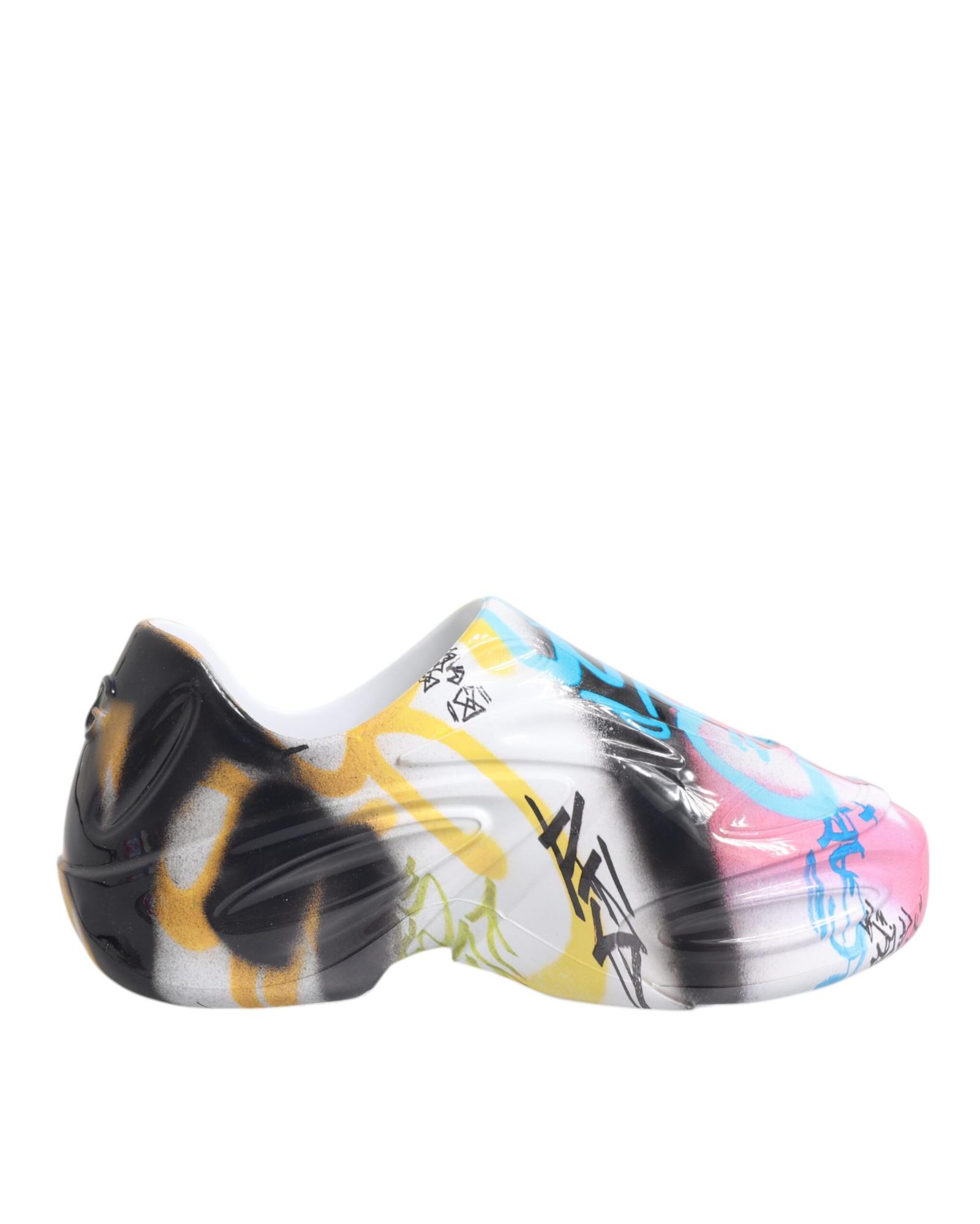 Dolce & Gabbana Portofino Graffiti SlipOn  - Multicolor Sneakers - Size 44
