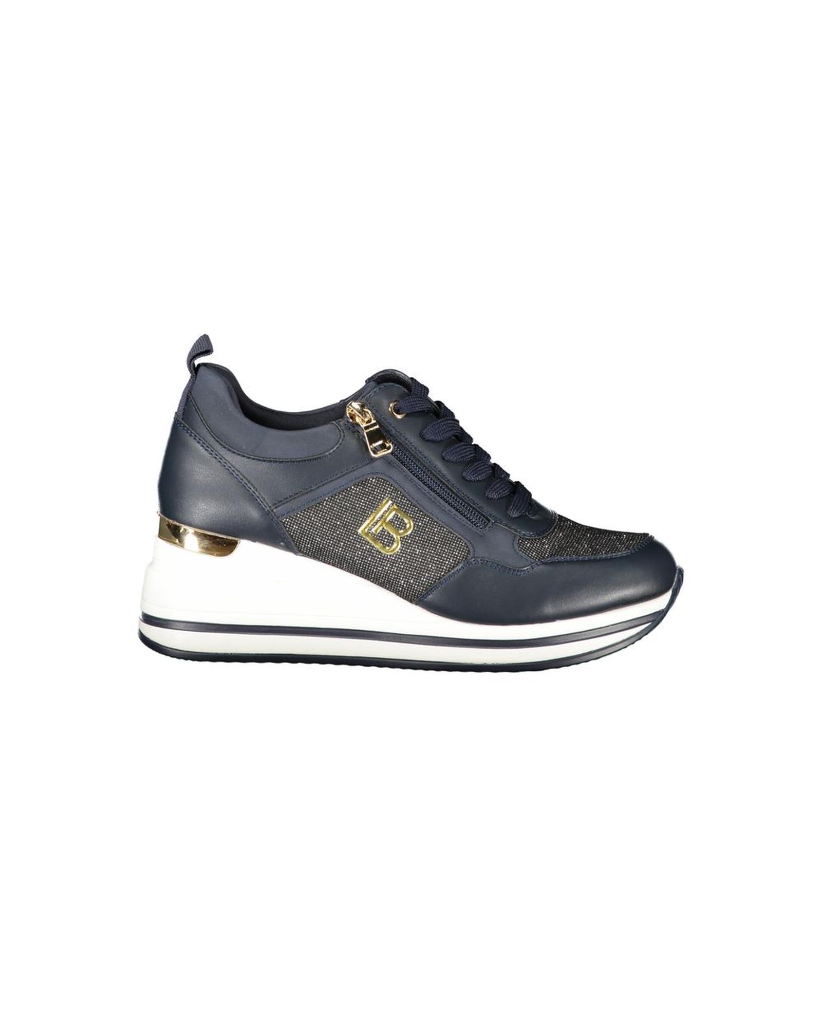Laura Biagiotti Hidden Wedge Sneakers Style LA32804 Wo - Blue - Size 40