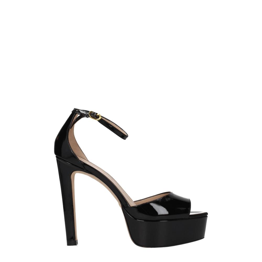 High Heel Patent Leather Sandals with Buckle Closure Wo - Size 40 - Stuart Weitzman - Modalova