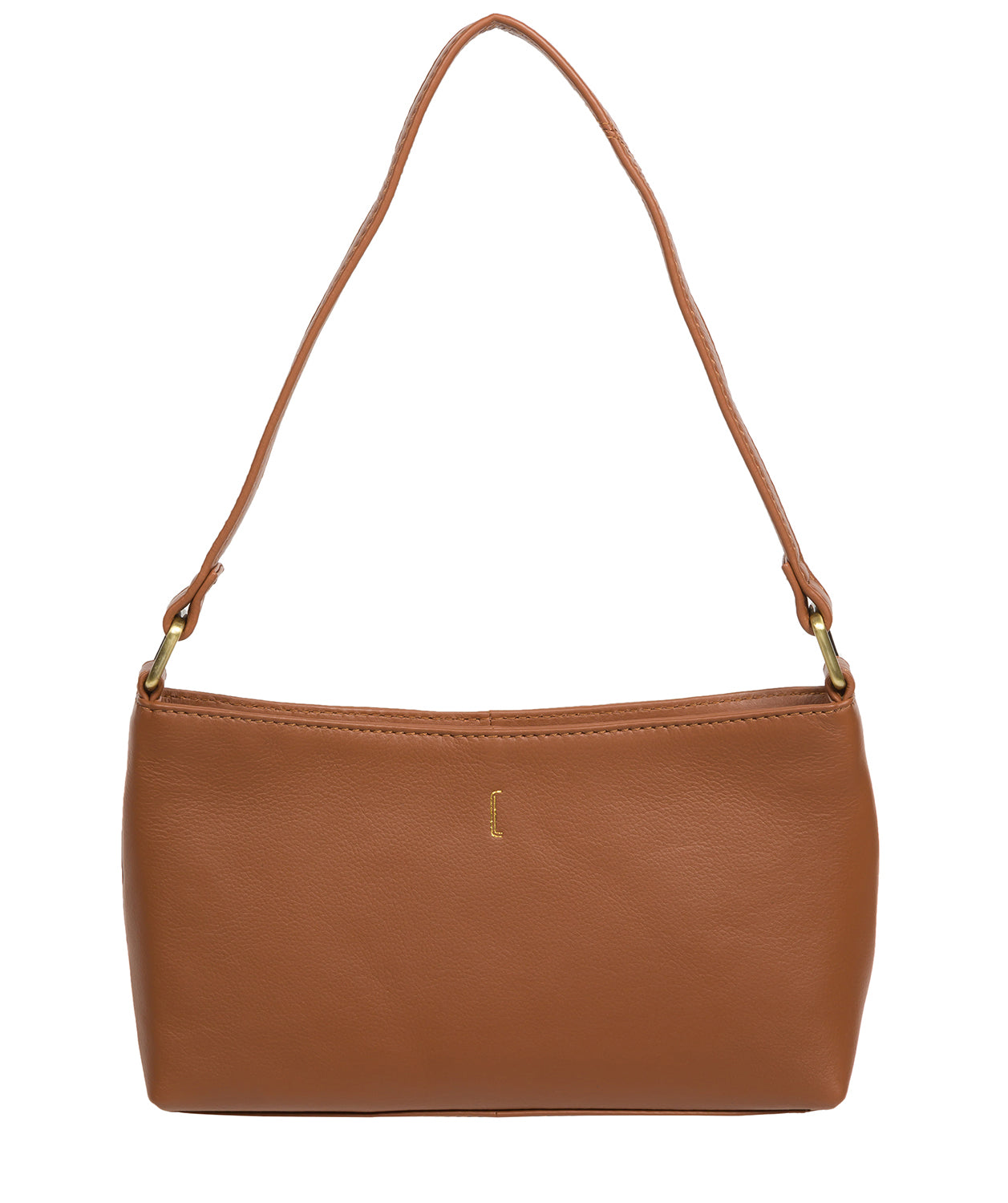 ‘Lucinda’ Tan Leather Grab Bag