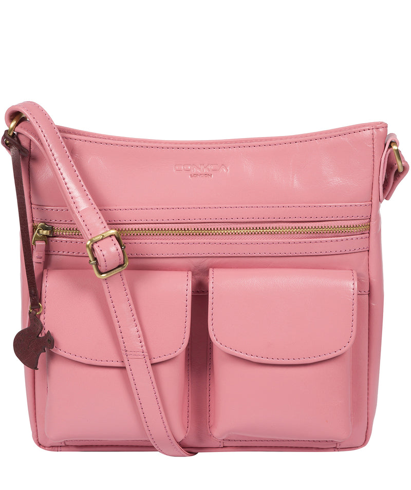 ‘Bon’ Blush Leather Cross Body Bag
