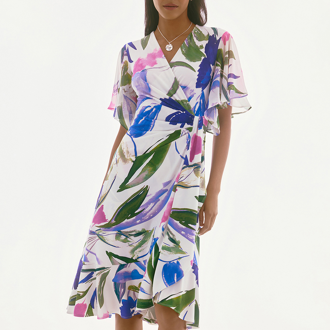 Stunning White Floral Printed Chiffon Dress Review: Elegance Redefined