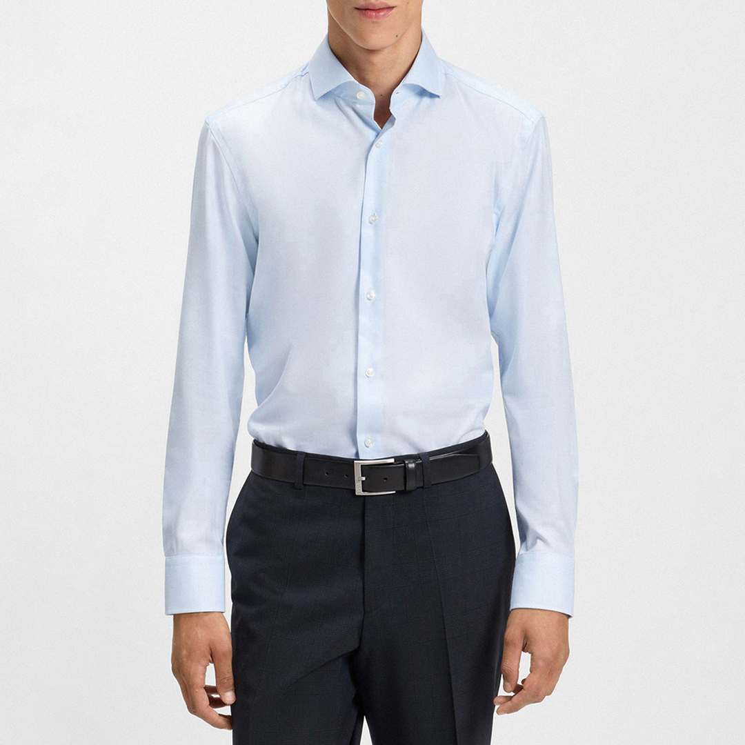 BOSS Light Blue Hank Button Down Shirt - Size 16