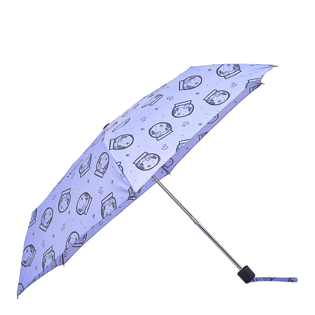 Radley Women's   Purple Cornflower Snow Globe Superlight Responsible Umbrella in Size 23, BrandAlley