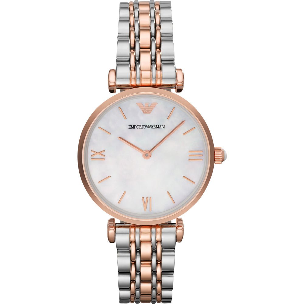 Emporio Armani Women's    Ar1683 Gianni T-Bar Two Tone Watch , BrandAlley