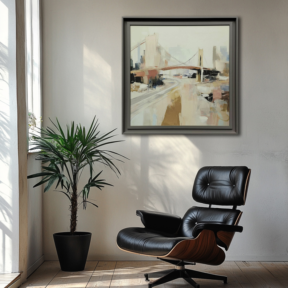 The Art Group   Irena Orloc 'Street Vibes 1' 68x68cm Textured Framed Canvas , BrandAlley