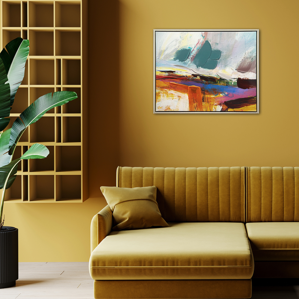 The Art Group     Joanne Last 'Summer Morning' 42X52cm Textured Framed Canvas , BrandAlley