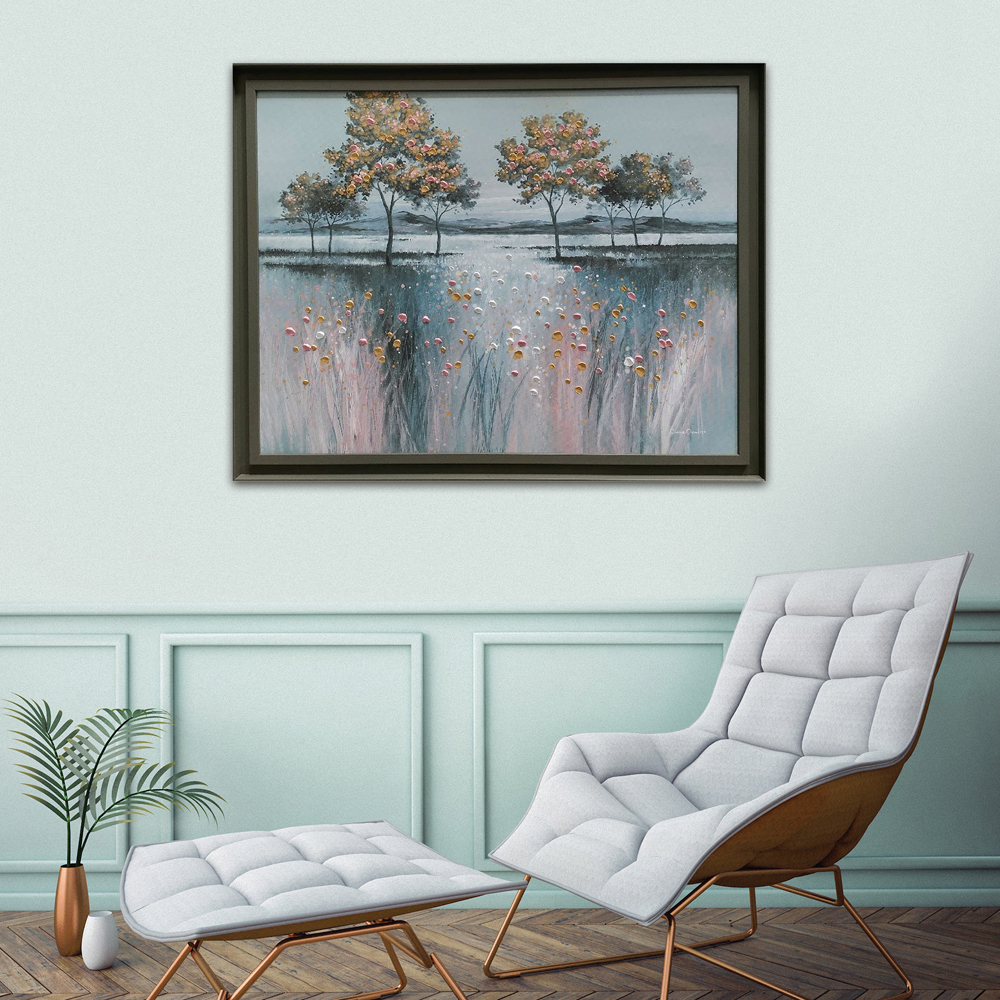 The Art Group     Diane Demirci 'Evening Delight' 68X88cm Textured Framed Canvas , BrandAlley