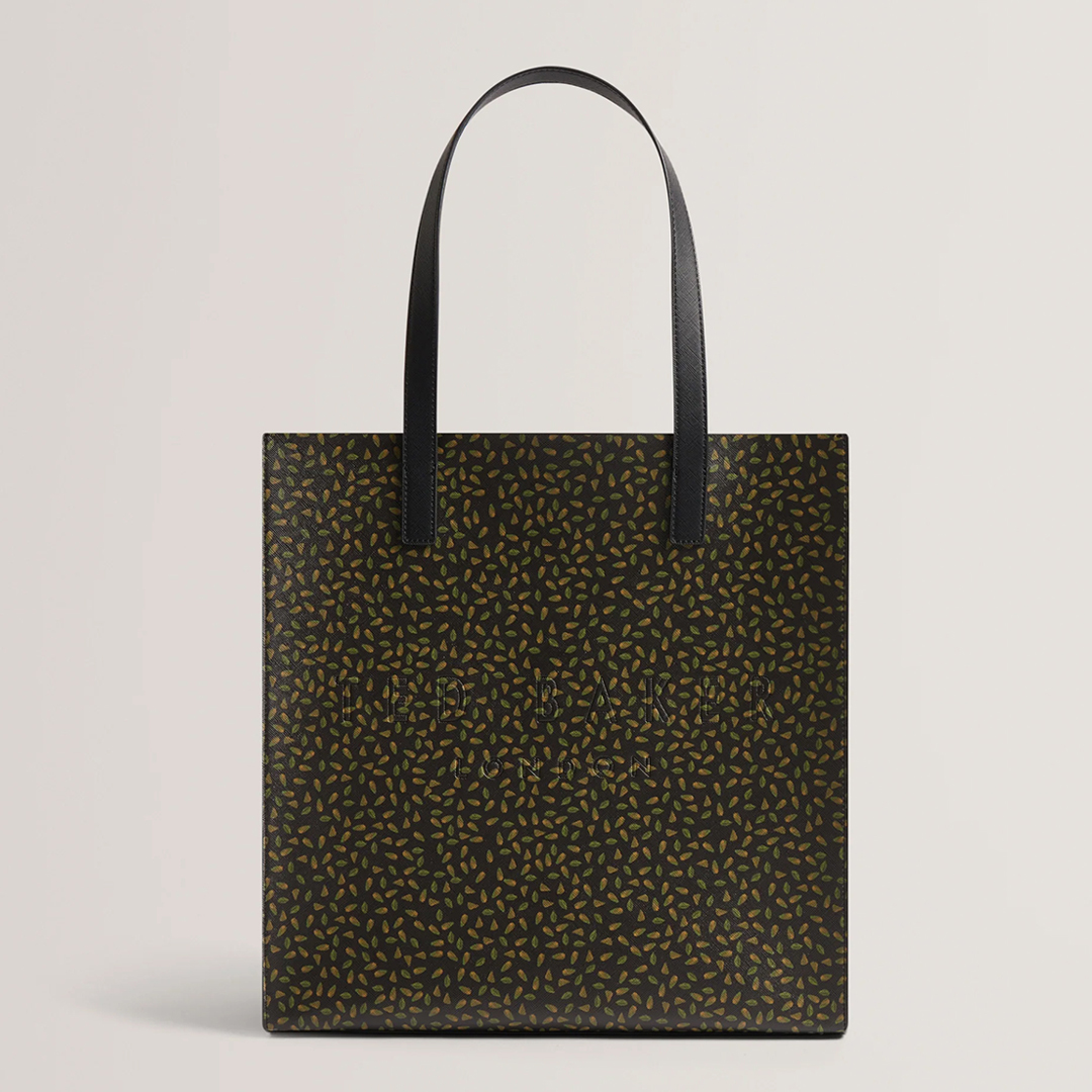 Ted Baker Black Ditsy Printed Large Icon Bag Ted Baker Black Ditsy Printed Large Icon Bag