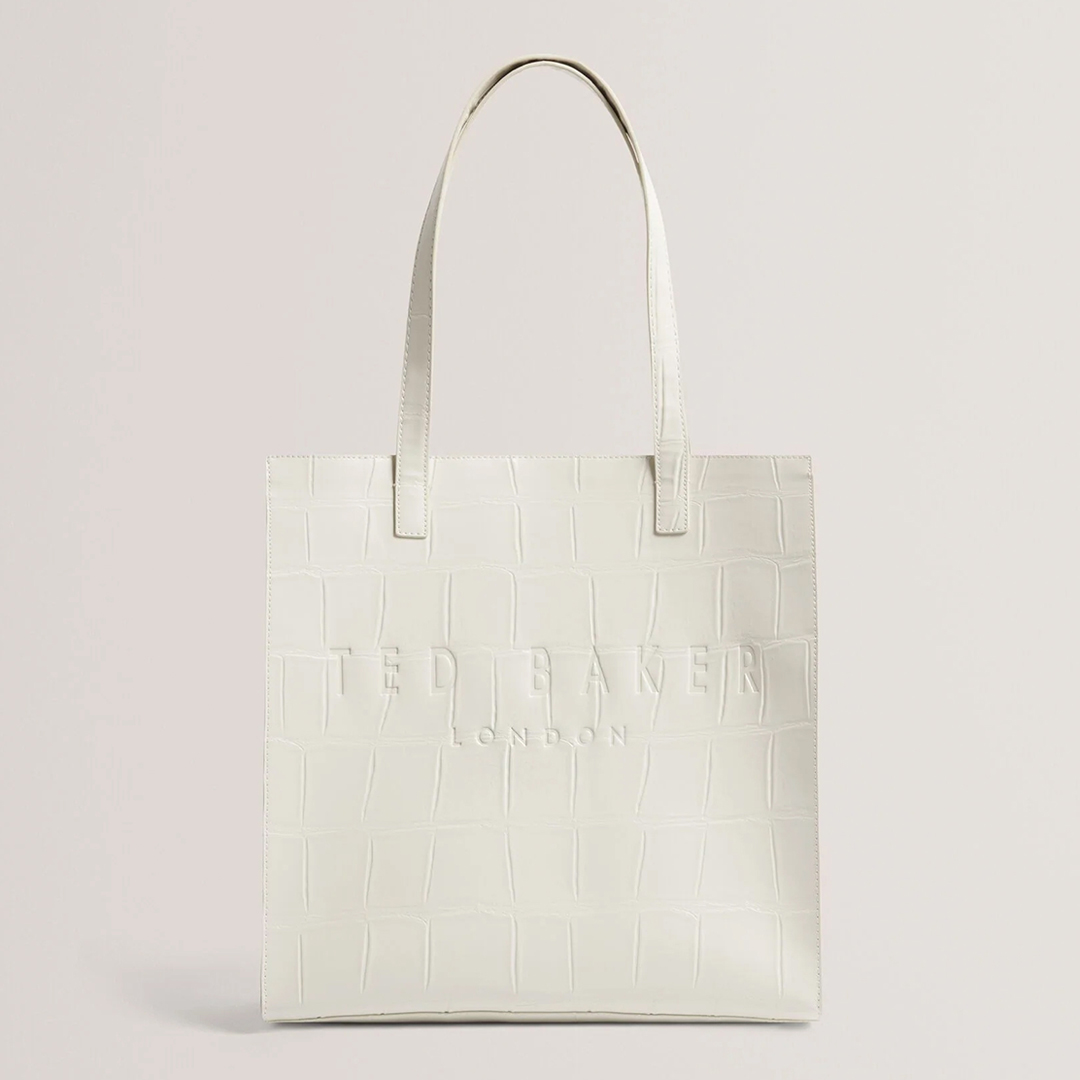 Ted Baker Ivory Croc Effect Small Icon Bag Ted Baker Ivory Croc Effect Small Icon Bag