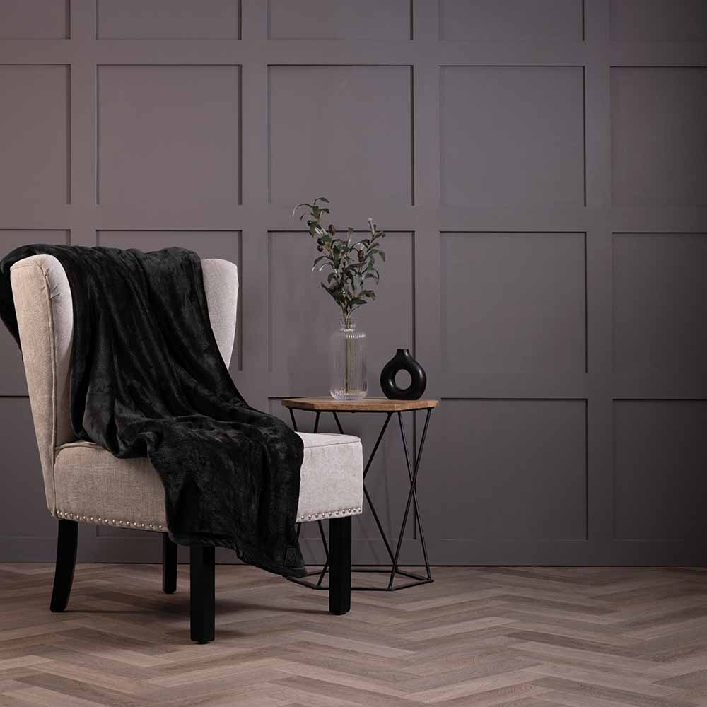 Belledorm    Black Heat Holder Blanket 180X200cm, BrandAlley