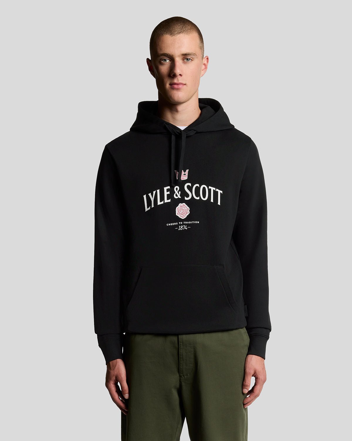 Lyle & Scott Men's  Cheers Graphic Loopback Hoodie in Size XXL, BrandAlley