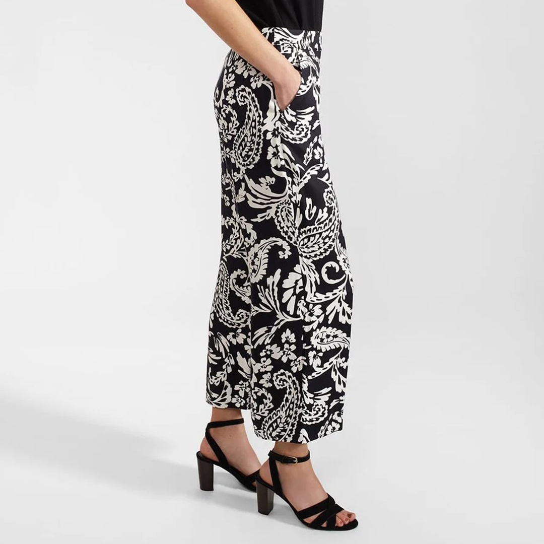 Hobbs London Women's   Navy Ashlyn Trousers in Size 8, BrandAlley