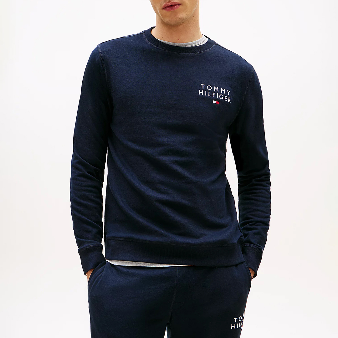 Tommy Hilfiger Men's  Blue Slim Track Top in Size M, BrandAlley