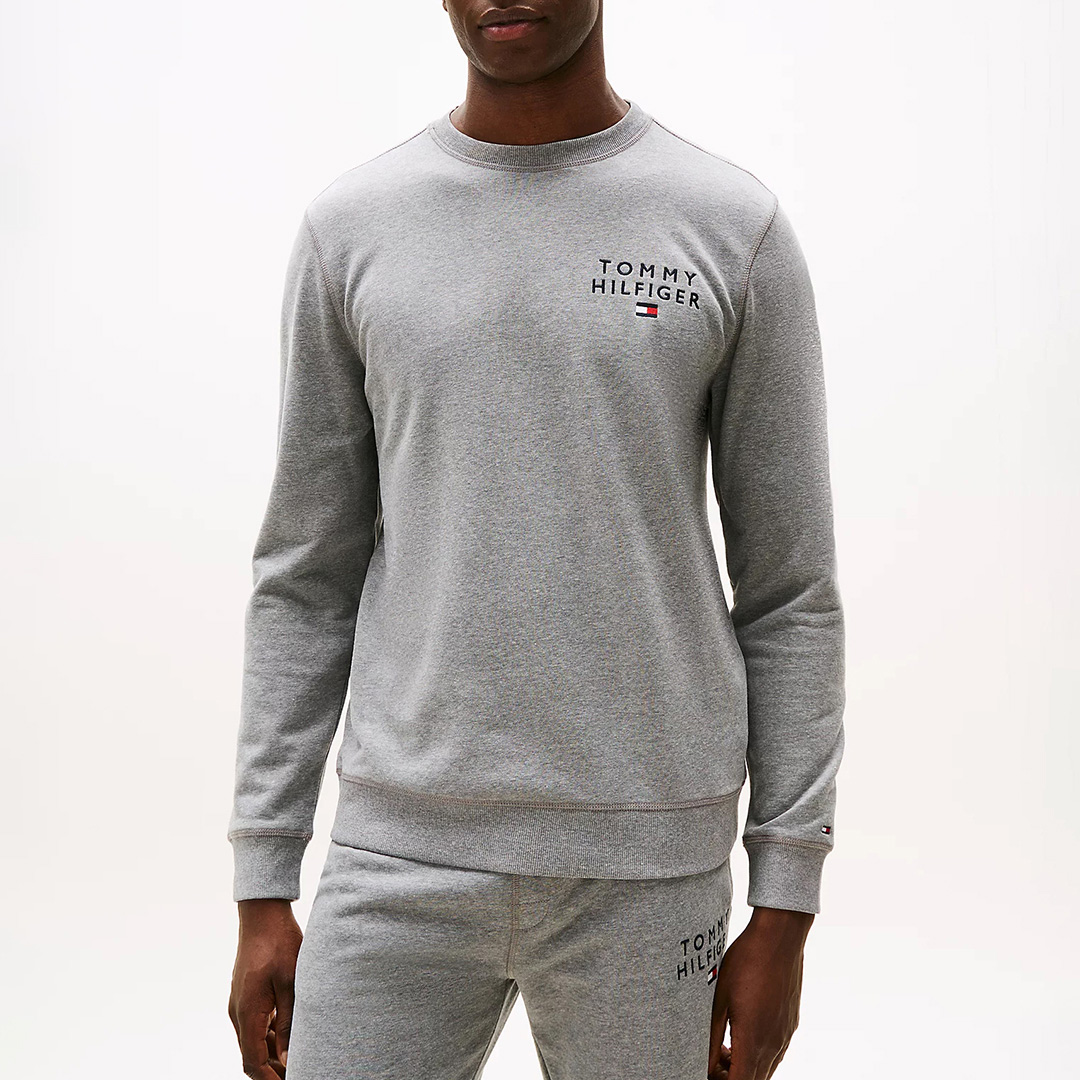 Tommy Hilfiger Men's  Grey Slim Track Top in Size L, BrandAlley