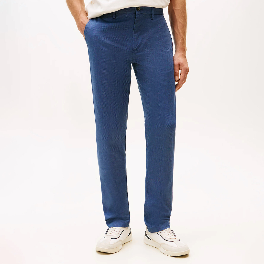 Tommy Hilfiger Men's   Blue Bleecker Printed Trousers in Size 32 32, BrandAlley