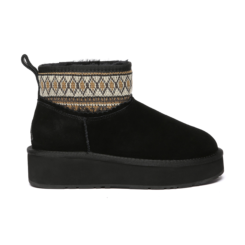 Everau Plover Woven Ankle Platform Boots – Size 6 Everau Plover Woven Ankle Platform Boots – Size 6