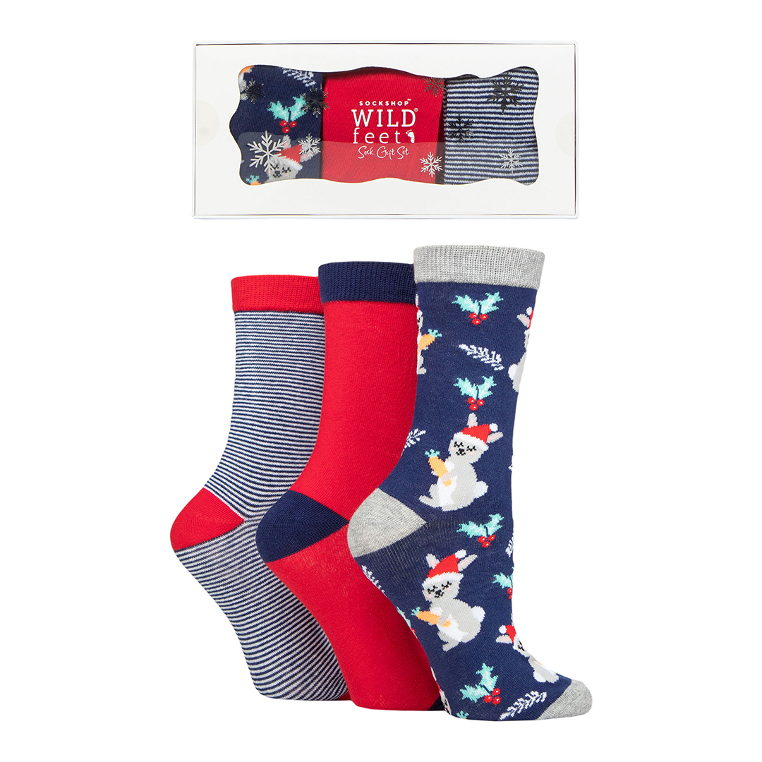 Wild Feet Women's    Sock Shop 3 Pack Gift Set in Size 3, BrandAlley