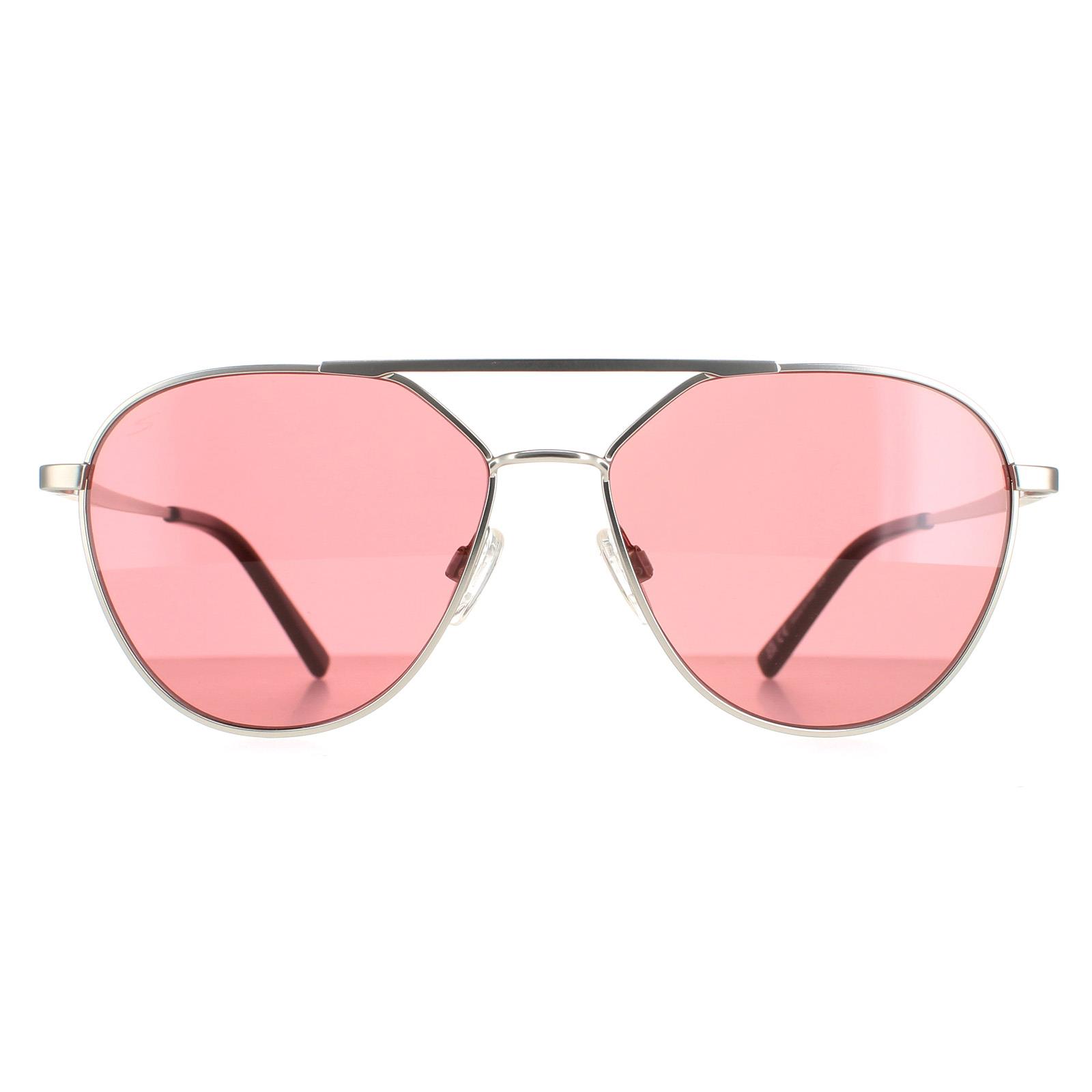 Serengeti Men's  Sunglasses Odell SS555005 Matte Silver Saturn Sedona , BrandAlley