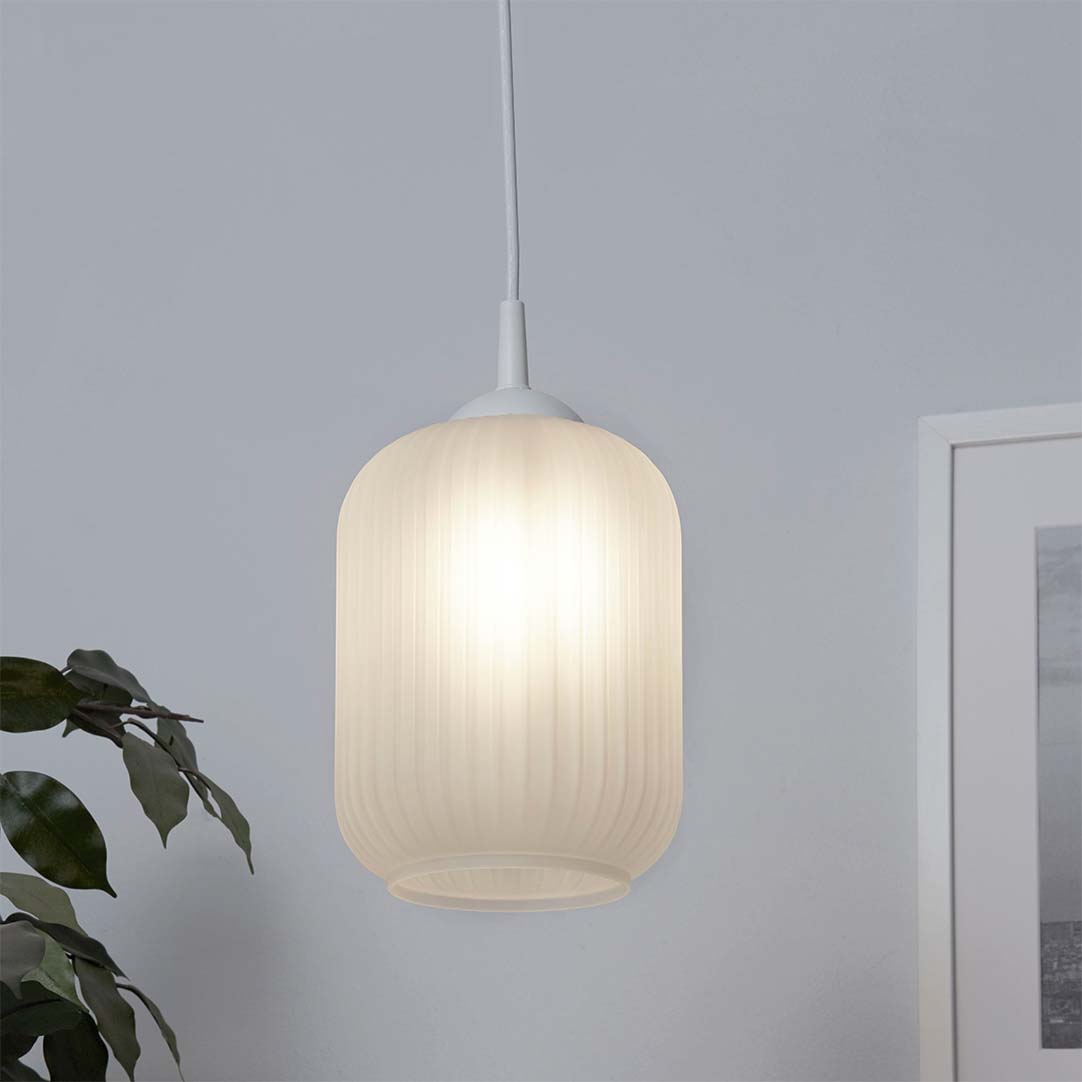 Searchlight    White Frosted Glass Easy Fit Shade , BrandAlley